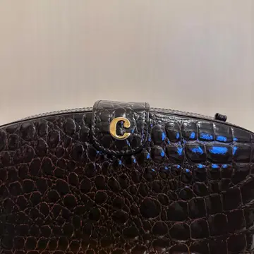 calven 파우치 와니 패턴 브라운 bg212