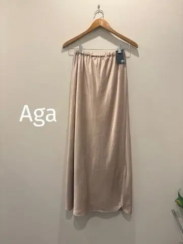 새상품 야마다야 Aga 아르가 허리밴딩 베이지