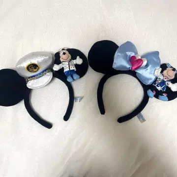 미키 미니 로맨스 디렉터 머리띠 커플 세트