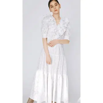 스나이델 Sustainable 데콜테 오픈 원피스 블루 0