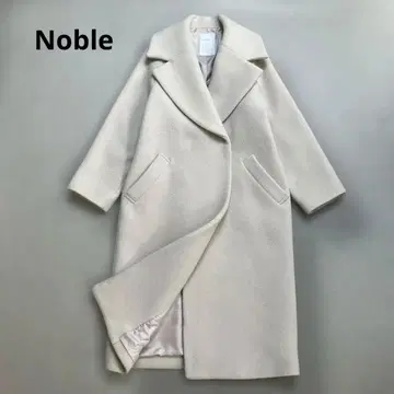 [ 와이드 칼라 래글런 슬리브 ] 노블 멜란지 에어 울 코트