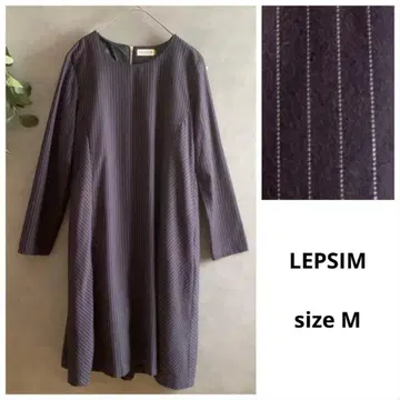 LEPSIM 네이비 스트라이프 원피스 가을/겨울 lowrys farm