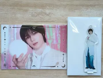 &TEAM 카페 K 케이 스탠드 키링 엽서 2종 세트