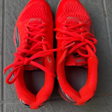 오렌지 여성용 요넥스 테니스화