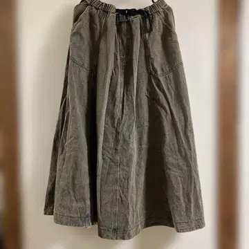 니코앤드 - 플레어 스커트 L 사이즈 데님 컬러