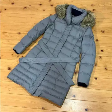 TOMMY HILFIGER 후드 부착 다운 코트 사이즈 M 그레이