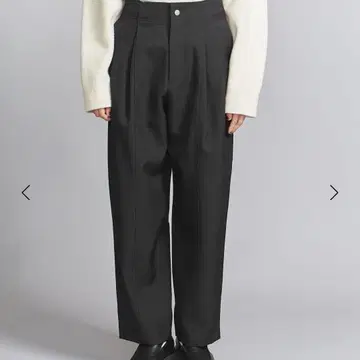 폴리에스테르 트윌 2턱 팬츠 BEAUTY&YOUTH