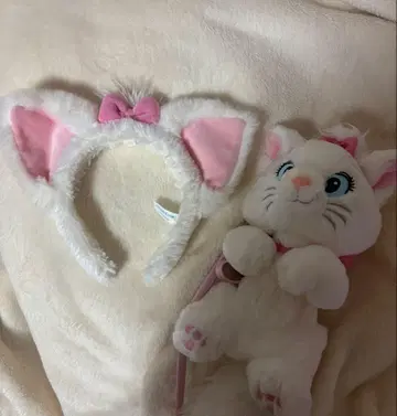 디즈니 마리 머리띠 미니백