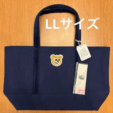 러브러리 바이 페이 올드 테디 와펜 토트백 LL 네이비