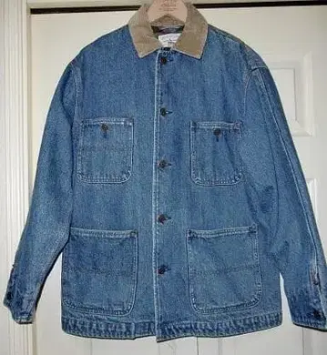 90s 랄프 로렌 코듀로이 옷깃 안쪽 네이티브 데님 커버올