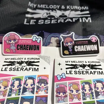 르세라핌 채원 마이멜로디 쿠로미 아크릴 네임 배지