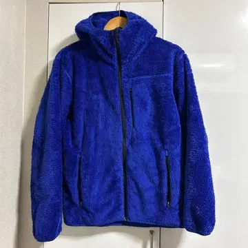 유니클로 플리스 자켓 후드 부착