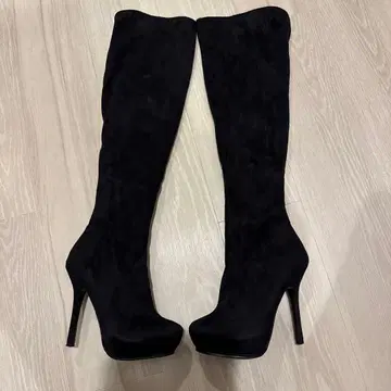 새상품급 슬림 레그 롱 니하이 부츠