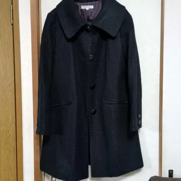 grove 블랙 체스터 코트 M