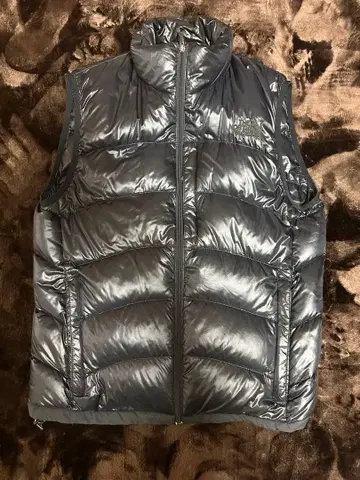 THE NORTH FACE 블랙 다운 베스트 아콘카 바스켓