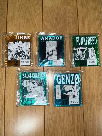 원피스 베이스샵 아크릴 참 5개 세트