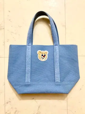 FEILER 올드 테디 토트백 블루 스몰