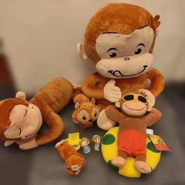 오자루의 조지 봉제 인형 세트 대 중 소