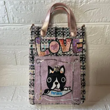 테라짱 자수 디자인 스마트폰 백