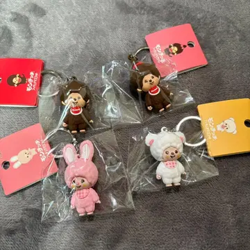몽치치 피규어 마스코트 키링 남아 여아 2세트