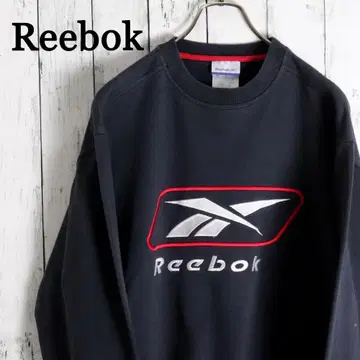 00s 해외 구제 의류 Reebok 리복 빅 로고 자수 맨투맨 트레이닝복