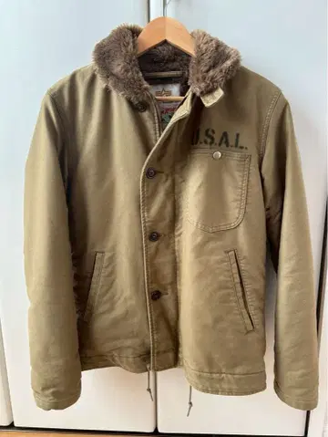 STORM RIDER Lee x ALPHA N-1 데크 재킷 ( M )