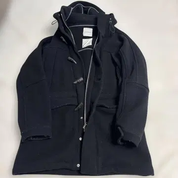 MINOTAUR 블랙 더플 코트