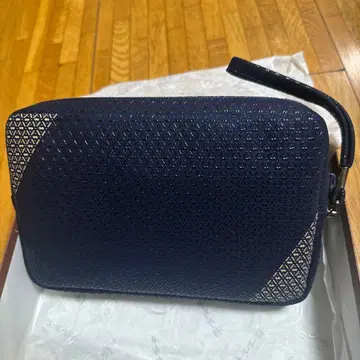 인덴야 남성용 미니백 세컨드 백 네이비