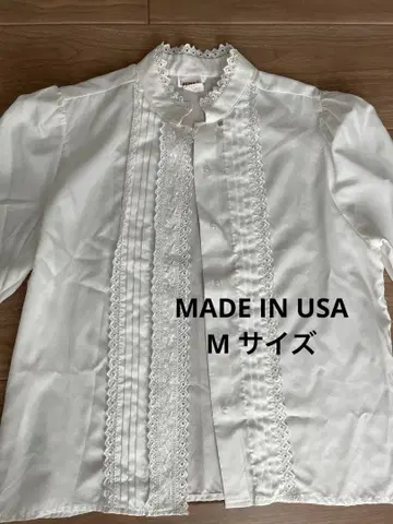 [ MADE IN USA ] 프릴 블라우스