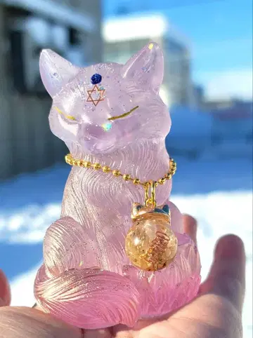 마음의 소원을 엮어 사랑을 피우는 빛의 인연 맺기 여우 오르가나이트