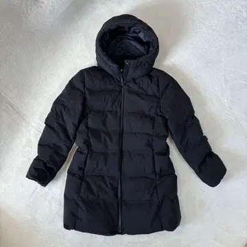 유니클로 심리스 롱다운 코트