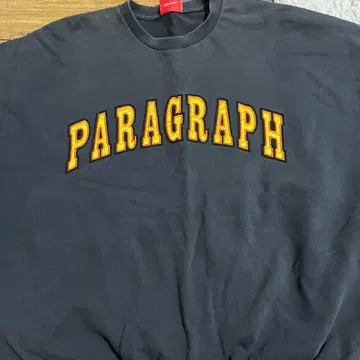 PARAGRAPH 다크 그레이 맨투맨