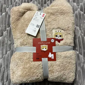 UNIQLO mofusand 퍼 플리스 세트 베이지 L 사이즈