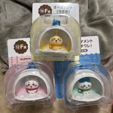 치이카와 (먼작귀) 애니버서리 복권 F상 오너먼트 세트