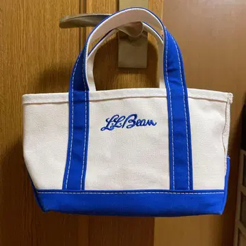 L.L.Bean 토트백 화이트/블루 소