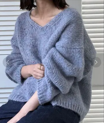 BABYLONE 바빌론 MIX 모헤어 풀오버 니트 모헤어 알파카