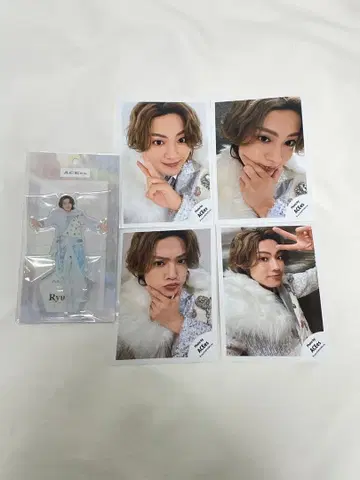 ACEes 사토 류가 아크릴 스탠드 셀피 4장 세트