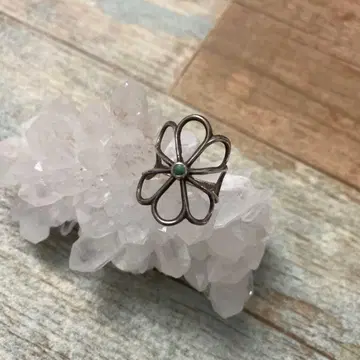 mau jewelry 플라워 반지 터콰이즈 약 9호