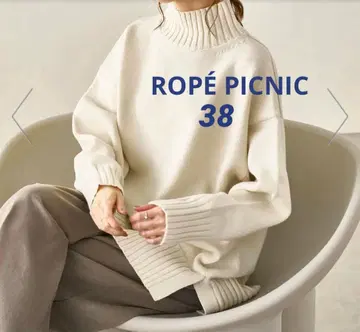 로페피크닉 긴팔 니트 터틀넥 스웨터 38