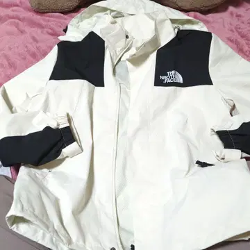 나일론 자켓 화이트/블랙