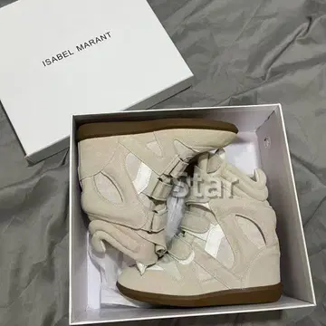 ISABEL MARANT 스웨이드 스니커즈 화이트