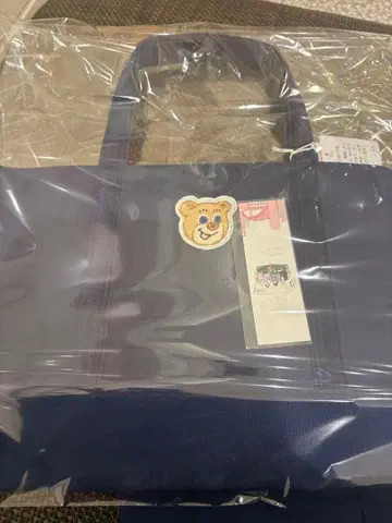 페이러 올드 테디 와펜 토트 백 네이비 LL 대