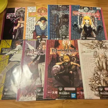 데스노트 제일복권 F상 클리어 포스터 8장 세트