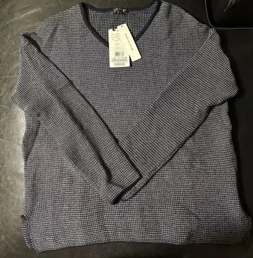 INDIVI 네이비 V넥 스웨터 M 사이즈