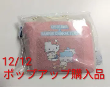 산리오 캐릭터즈 컴팩트 지갑 하치와레 & 헬로키티