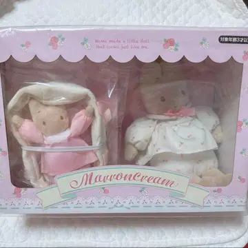 산리오 초레어 마론 크림 봉제 인형 세트 보살핌 푸치 마론