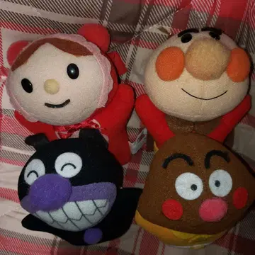 호빵맨 봉제 인형 세트