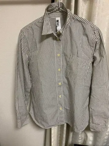 MARGARET HOWELL 스트라이프 긴팔 셔츠