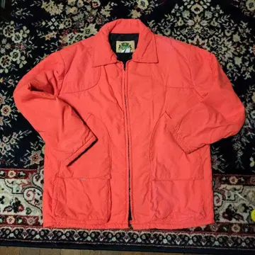 Ideal 1990년제 XL 오렌지 나일론 자켓