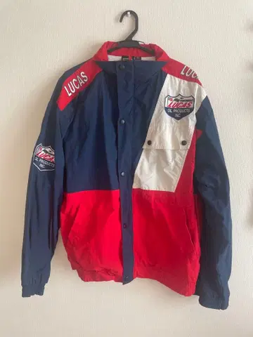 Lucas 나일론 자켓 네이비/레드